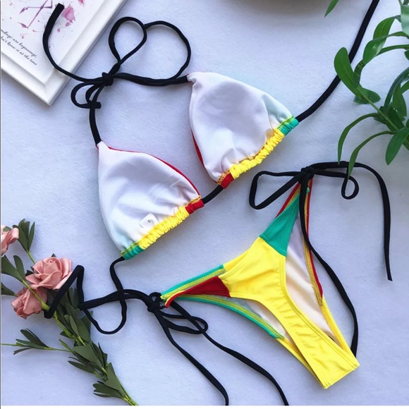 🆕 ↙️ TRIANGLE BIKINI SET 🔹 - Picture 4 of 5